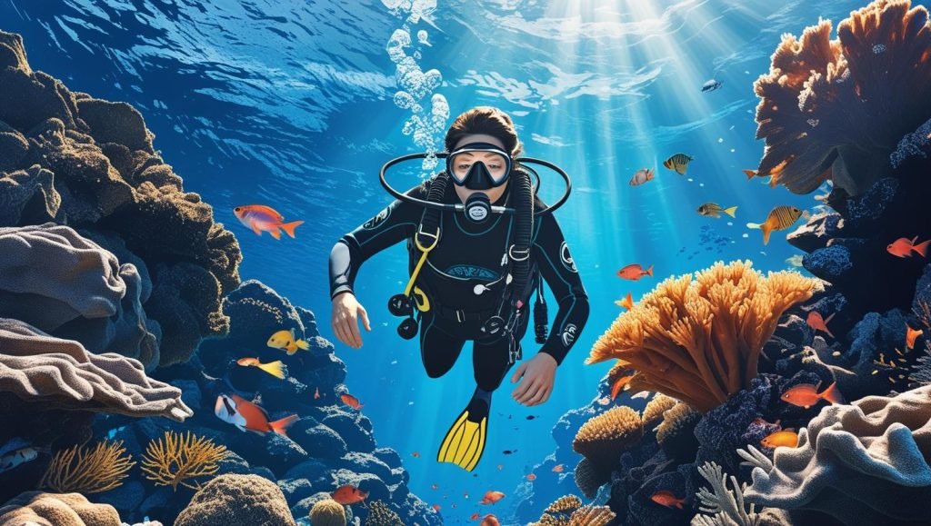 Scuba diving